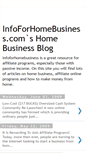 Mobile Screenshot of infoforhomebusiness.blogspot.com