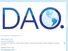 Tablet Screenshot of daoconsultingservices.blogspot.com