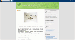 Desktop Screenshot of museodelescritor.blogspot.com