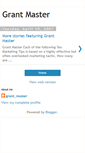Mobile Screenshot of grant-master.blogspot.com