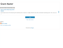 Tablet Screenshot of grant-master.blogspot.com