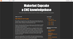 Desktop Screenshot of makerbotknowledge.blogspot.com