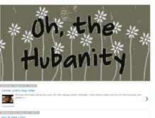 Tablet Screenshot of ohthehubanity.blogspot.com