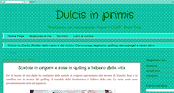Desktop Screenshot of dulcisinprimis.blogspot.com
