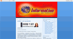 Desktop Screenshot of informativodelnoroeste.blogspot.com