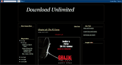 Desktop Screenshot of gamesdownloadhere.blogspot.com