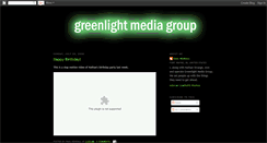 Desktop Screenshot of greenlightmediagroup.blogspot.com