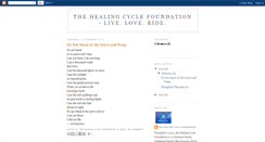 Desktop Screenshot of healingcyclefoundation.blogspot.com