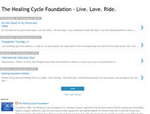 Tablet Screenshot of healingcyclefoundation.blogspot.com