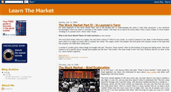 Desktop Screenshot of learn-the-market.blogspot.com