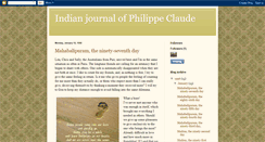 Desktop Screenshot of indianjournalofphilippeclaude.blogspot.com