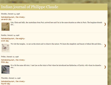 Tablet Screenshot of indianjournalofphilippeclaude.blogspot.com