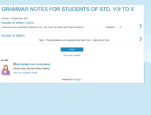 Tablet Screenshot of grammarnotesforstudentsofstdviiitox.blogspot.com