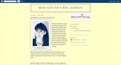 Desktop Screenshot of missgayuksbiglesbian.blogspot.com