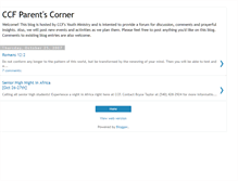 Tablet Screenshot of ccfparentscorner.blogspot.com