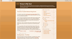 Desktop Screenshot of kenyainmysoul.blogspot.com