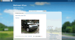 Desktop Screenshot of mehreen-khan.blogspot.com