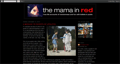 Desktop Screenshot of mamainred.blogspot.com