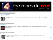Tablet Screenshot of mamainred.blogspot.com