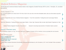 Tablet Screenshot of medicalrobotics.blogspot.com