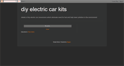 Desktop Screenshot of electric-car-kits.blogspot.com