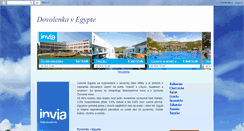 Desktop Screenshot of dovolenka-egypt.blogspot.com