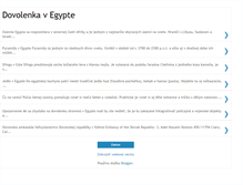 Tablet Screenshot of dovolenka-egypt.blogspot.com