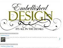 Tablet Screenshot of embellisheddesign.blogspot.com