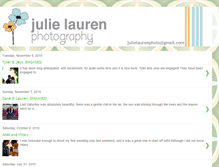 Tablet Screenshot of julielaurenphotography.blogspot.com