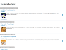 Tablet Screenshot of freshbabyfood.blogspot.com