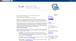 Desktop Screenshot of googlenotebookblog.blogspot.com