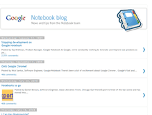Tablet Screenshot of googlenotebookblog.blogspot.com