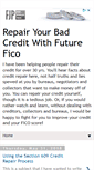 Mobile Screenshot of futureficocreditrepair.blogspot.com