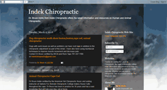 Desktop Screenshot of indekchiropractic.blogspot.com