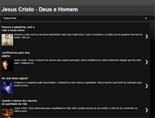 Tablet Screenshot of jesuscristo-deusehomem.blogspot.com