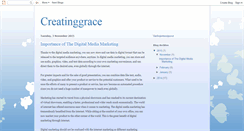 Desktop Screenshot of creatinggrace.blogspot.com