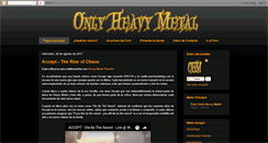 Desktop Screenshot of foroonlyheavymetal.blogspot.com