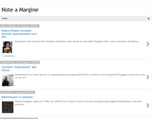 Tablet Screenshot of noteamargineblog.blogspot.com