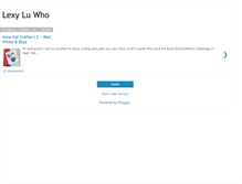 Tablet Screenshot of lexyluwho.blogspot.com