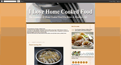 Desktop Screenshot of i-love-home-cooked-food.blogspot.com