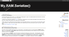 Desktop Screenshot of myramserialize.blogspot.com