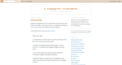 Desktop Screenshot of a-singapore-economist.blogspot.com