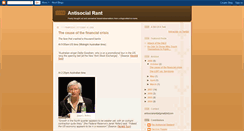 Desktop Screenshot of antisocialrant.blogspot.com