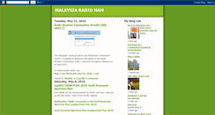 Desktop Screenshot of myradioham.blogspot.com