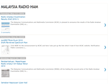 Tablet Screenshot of myradioham.blogspot.com