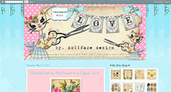 Desktop Screenshot of dollfacedesign.blogspot.com