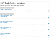 Tablet Screenshot of csetmathguru.blogspot.com