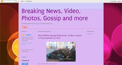 Desktop Screenshot of breakingstarnews.blogspot.com