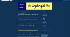 Desktop Screenshot of oystergirlblog.blogspot.com