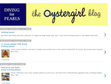 Tablet Screenshot of oystergirlblog.blogspot.com
